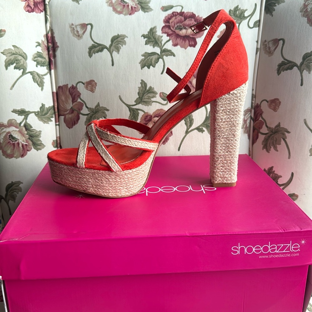 Akara Orange Heels